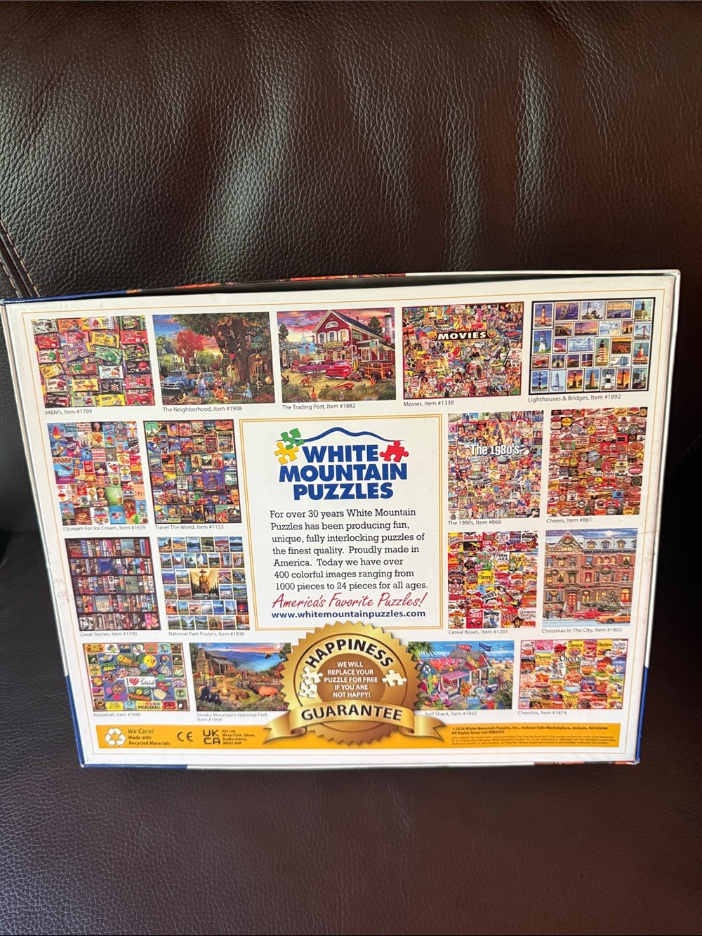White Mountain Aimee Stewart Readers Paradise. 1000 pieces. Has poster - Picture 2 of 4